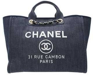 Chanel Deauville Canvas Tote Bag Reference Guide - Spotted Fashion