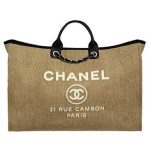Chanel Ecru Deauville Tote Extra Large Bag