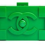 Chanel Green Lego Clutch Bag - Spring 2013