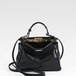 Fendi Black Peekaboo Mini Bag