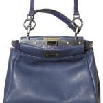 Fendi Blue Peekaboo Mini Bag