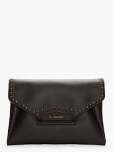 Givenchy Black Studded Antigona Clutch Bag 1