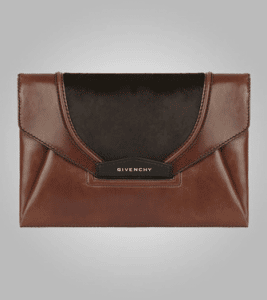 Givenchy Brown and Dark Brown Pony-Style Antigona Clutch Bag