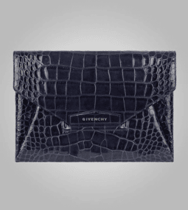 Givenchy Night Blue Crocodile Antigona Clutch Bag