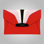Givenchy Red Multicolor Antigona Clutch Bag