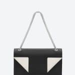 Saint Laurent Black And White Betty Medium Bag