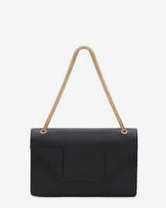 Saint Laurent Black Gold Chain Betty Medium Bag