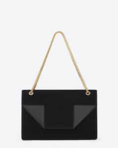 Saint Laurent Black Suede and Leather Betty Medium Bag