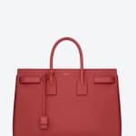 Saint Laurent Red Classic Sac De Jour Bag