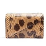 Bottega Veneta Brown Python Clutch Bag