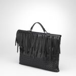 Bottega Veneta Nero Fringe Studio '73 Bag