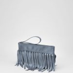 Bottega Veneta Krim Fringe Pouch Bag