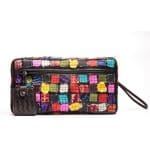 Bottega Veneta Multicolor Patchwork Clutch Bag