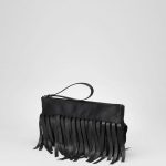 Bottega Veneta Nero Fringe Pouch Bag