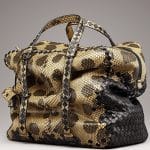 Bottega Veneta Yellow Python Tote Bag
