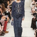 Chanel Blue Beaded Mini Flap Bag - Cruise 2014 Runway