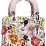 Dior Floral Beaded Lady Dior Mini Bag