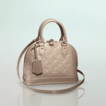 Louis Vuitton Beige Poudre Monogram Vernis Alma BB Bag