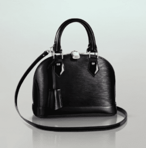 Louis Vuitton Black Epi Electric Alma BB Bag