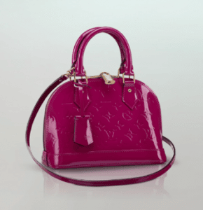 Louis Vuitton Indian Rose Monogram Vernis Alma BB Bag