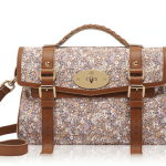 Mulberry Biscuit Brown Flower Gecko Jacquard Alexa Bag