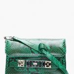 Proenza Schouler Green PS11 Mini Classic Python Bag