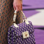 Prada Violet Printed Flap Bag - Fall 2012