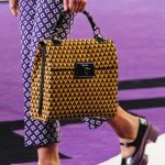 Prada Yellow/Brown Printed Flap Bag - Fall 2012