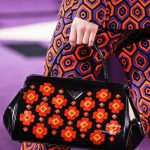 Prada Black Floral Printed Doctor Bag - Fall 2012