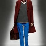 Prada Burgundy Tote Bag - Resort 2013