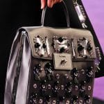 Prada Silver Embellished Flap Bag - Fall 2012