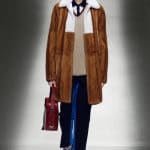 Prada Burgundy Messenger Bag - Resort 2013