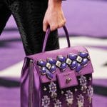 Prada Violet Embellished Flap Bag - Fall 2012