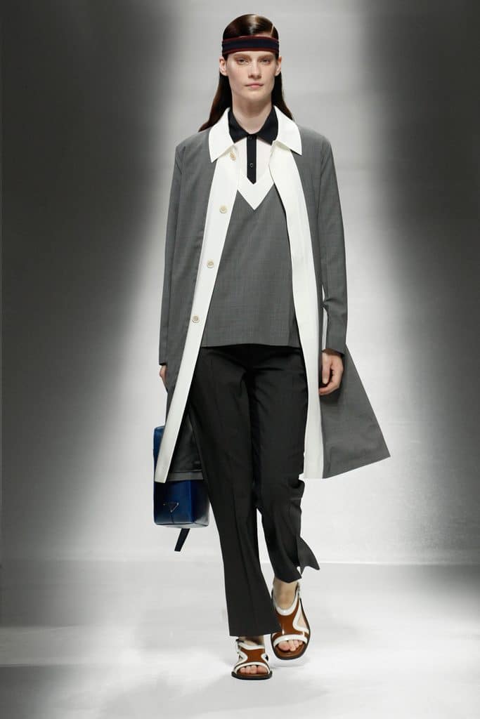 Prada Blue Messenger Bag - Resort 2013