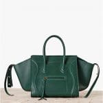 Celine Emerald Green Calfskin Phantom Bag - Winter 2013
