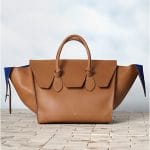 Celine Tie Natural Brown Calfskin Tote Bag - Winter 2013