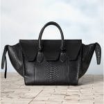 Celine Tie Python Black Tote Bag - Winter 2013