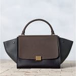 Celine Tricolor Anthracite Trapeze Bag - Winter 2013