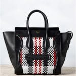 Celine Woven Checkered Mini Luggage Bag - Winter 2013