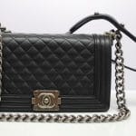 Chanel Black Boy Chanel Quilted Medium Bag
