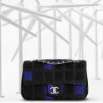 Chanel Blue Plaid Cotton Flap Bag - Spring 2013