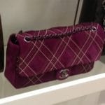 Chanel Purple Saltire Bag
