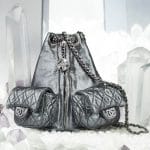 Chanel Silver Backpack is Back Mini Bag