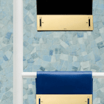 Chloe Black/Sea Water Catrin Clutch Bags