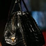 Prada Black Croc Bowler Bag - Fall 2013