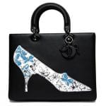 Dior Black Andy Warhol Lady Dior Bag