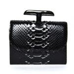 Dior Black Python Clutch Bag