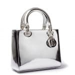 Dior Silver Lady Dior Bag