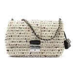 Dior White Tweed Miss Dior Bag