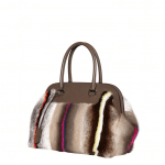 Fendi Multicolor Mink Adele 1328 Large Bag 3